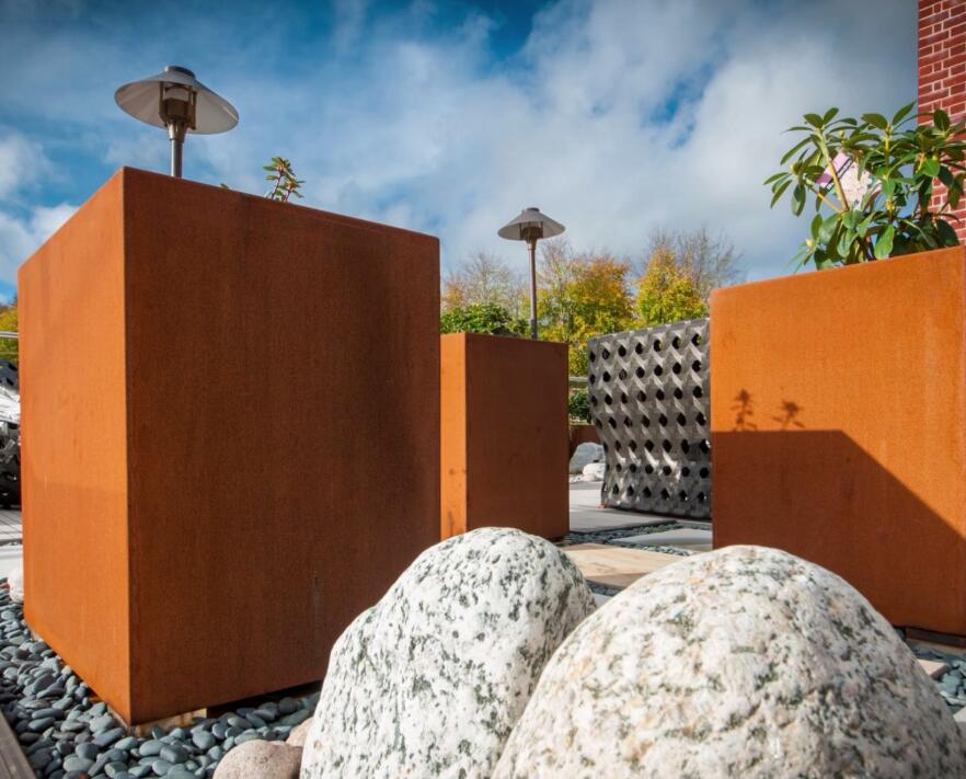 当雄锈钢板花箱